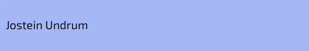 Jostein Undrum